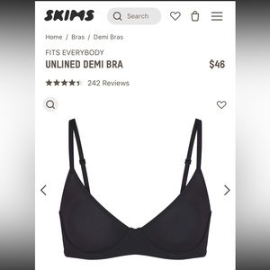 Brand new skims bra 34dd
